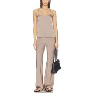 Silky Taupe Set (Top & Bottom)